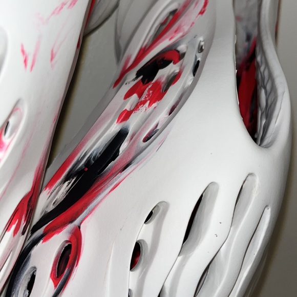 EVA Foam RNNR Runner Clog Slip-On New Unbranded MX Bone White Onyx Vermi… - Picture 9 of 16